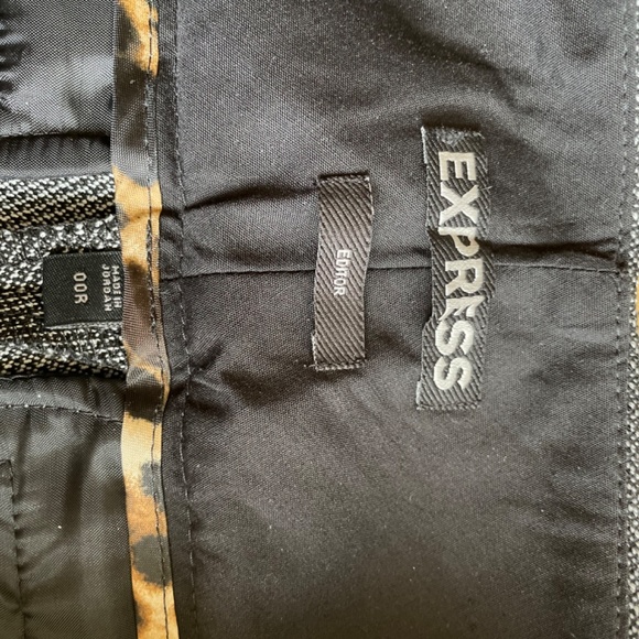 Beautiful Quality Express Editor Style Women’s Dress Pant in Black & White Tweed - Picture 5 of 6